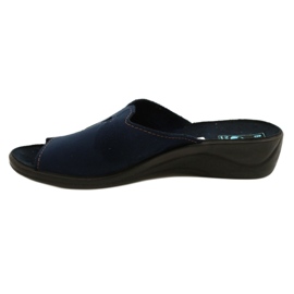 Adanex Sandalias mujer BIO Nature 27340 azul marino 1