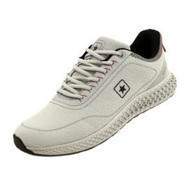 NEWS Zapatos deportivos para hombres 22mn37-4920 gris cómodo inserto 4