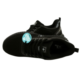 NEWS Zapatos deportivos para hombres 22mn37-4920 negro 4
