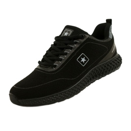 NEWS Zapatos deportivos para hombres 22mn37-4920 negro 3