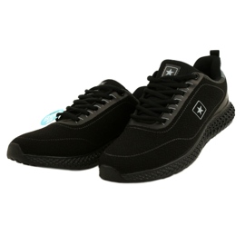 NEWS Zapatos deportivos para hombres 22mn37-4920 negro 2