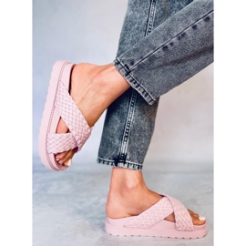 Pantuflas de Mujer Norma Rosa rosado 2