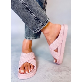 Pantuflas de Mujer Norma Rosa rosado 1