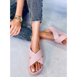 Pantuflas de Mujer Norma Rosa rosado 3
