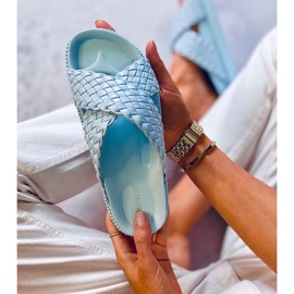 Pantuflas de mujer Norma Azul 5
