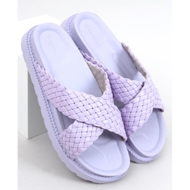 Pantuflas de mujer Norma Moradas violeta 2