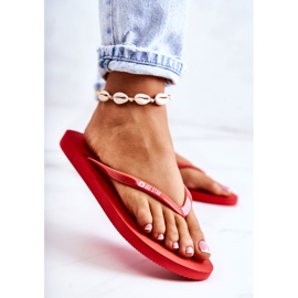 Chanclas Mujer Big Star JJ274A384 Rojo 4