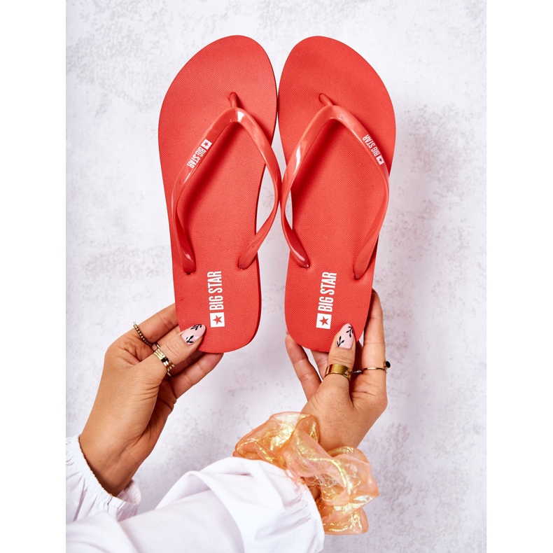 Chanclas Mujer Big Star JJ274A384 Rojo 2