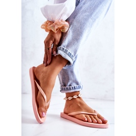 Chanclas Mujer Big Star JJ274A386 Nude beige rosado 1