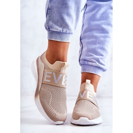 Vinceza Zapatillas Deportivas Mujer Sin Cordones Beige Lorane 3