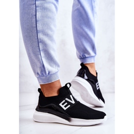 Vinceza Zapatillas Deportivas Mujer, Sin Cordones Negro Lorane 3
