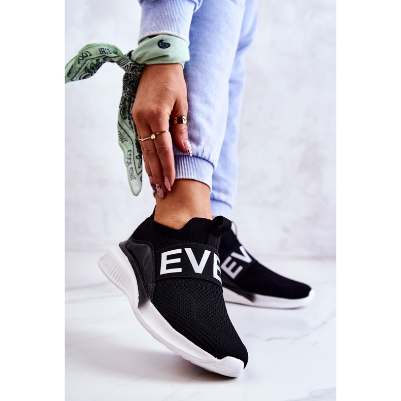 Vinceza Zapatillas Deportivas Mujer, Sin Cordones Negro Lorane 1