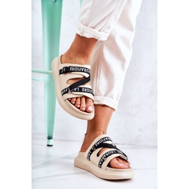 Zapatillas Mujer Piel Moda La.Fi Beige Menifis negro 6