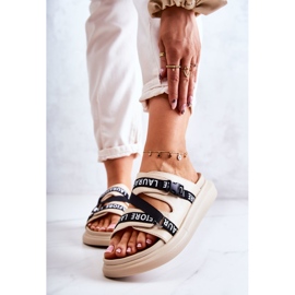 Zapatillas Mujer Piel Moda La.Fi Beige Menifis negro 1