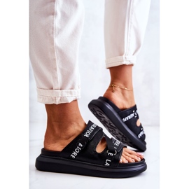 Babuchas Mujer Piel Moda La.Fi Negro Menifis blanco 6