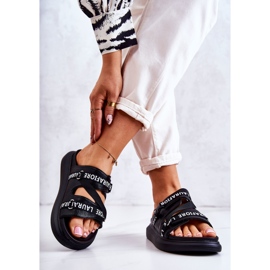 Babuchas Mujer Piel Moda La.Fi Negro Menifis blanco 2 Babuchas Mujer Piel Moda La.Fi Negro Menifis blanco 2