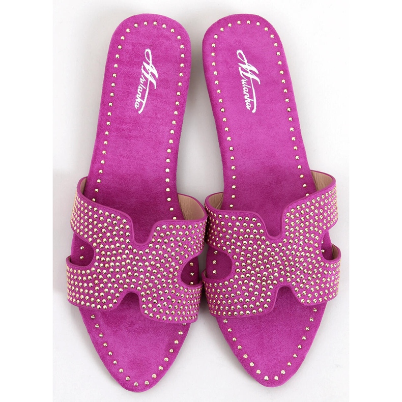 Chanclas mujer Q-88 fucsia rosa 1