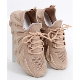 Deportiva calcetín Band Khaki beige 4