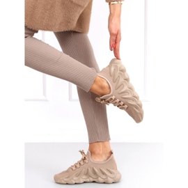 Deportiva calcetín Band Khaki beige 2