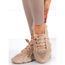 Deportiva calcetín Band Khaki beige 3
