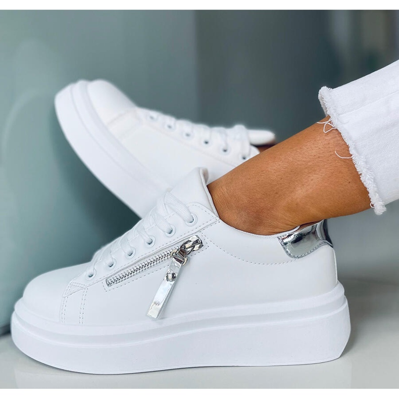 Zapatillas mujer Lerato BLANCO/PLATA 2 Zapatillas mujer Lerato BLANCO/PLATA 2