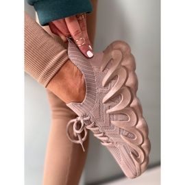 Calcetines calcetines Ineng caqui beige 3
