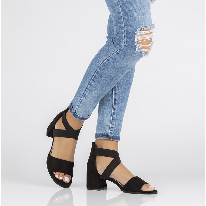 Filippo DS2093/22 Bk sandalias negras negro 2