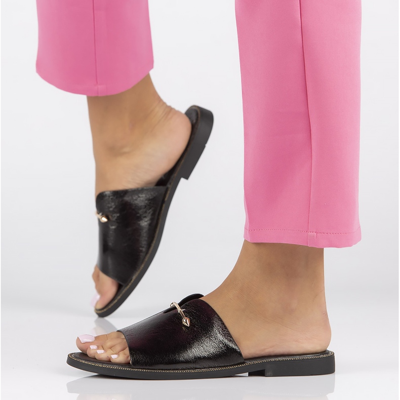 Pantuflas Filippo DK3700/22 Bk negro 1