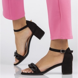 Filippo DS3708/22 Bk sandalias negras negro 7