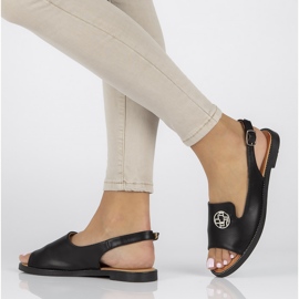 Filippo DS3666/22 Bk sandalias negras negro 6