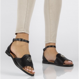 Filippo DS3667/22 Bk sandalias negras negro 7