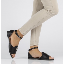 Filippo DS3667/22 Bk sandalias negras negro 4