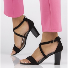 Filippo DS1276/22 Bk sandalias negras negro 6