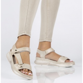 Sandalias de piel Filippo DS3517/22 Be beige 4