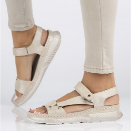 Sandalias de piel Filippo DS3517/22 Be beige 7