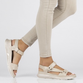 Sandalias de piel Filippo DS3517/22 Be beige 5