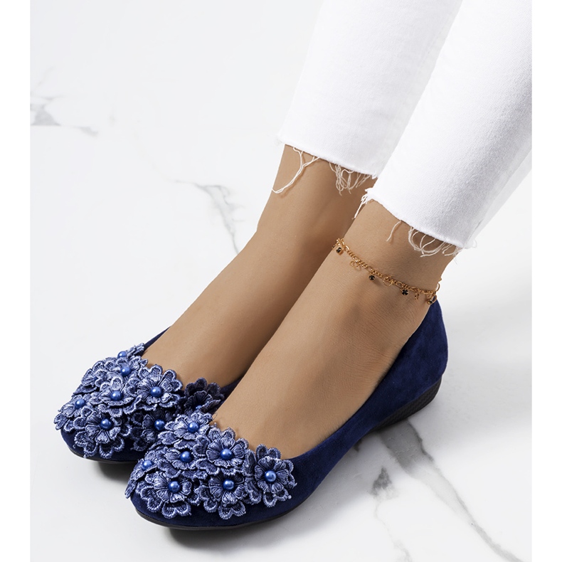 Bailarinas de mujer Cremin azul marino 2