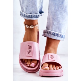 Pantuflas Mujer Big Star JJ274A303 Rosa rosado 4