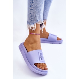 Pantuflas Mujer Big Star JJ274A304 Violeta 3