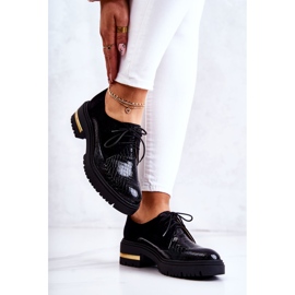 PA2 Zapatos Mujer Piel Atados Negros Merevin 2 PA2 Zapatos Mujer Piel Atados Negros Merevin 2