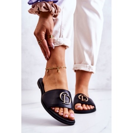 Zapatillas Mujer Piel Nicole 2735 Negro 1 Zapatillas Mujer Piel Nicole 2735 Negro 1