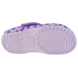 Zuecos Crocs Classic Easy Icon K Jr 207599-530 violeta 3