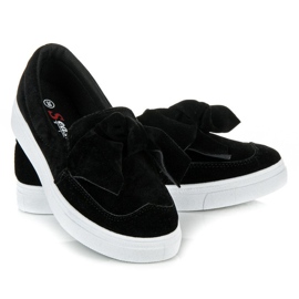 Seastar Deportivas de ante con lazo negro 5