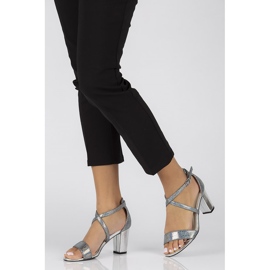 Sandalias Filippo DS1276/22 Si plata gris 2 Sandalias Filippo DS1276/22 Si plata gris 2