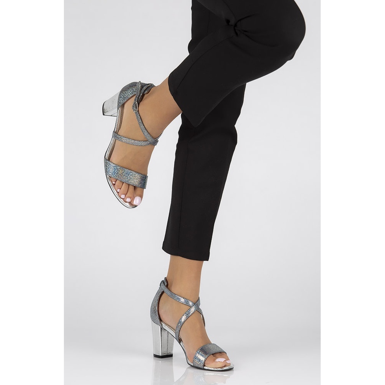 Sandalias Filippo DS1276/22 Si plata gris 1 Sandalias Filippo DS1276/22 Si plata gris 1