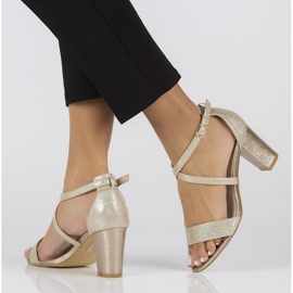 Filippo DS1276/22 Go sandalias doradas dorado 5