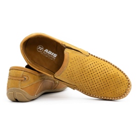 Olivier Mocasines hombre piel 4206D rojo naranja 4