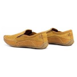 Olivier Mocasines hombre piel 4206D rojo naranja 6