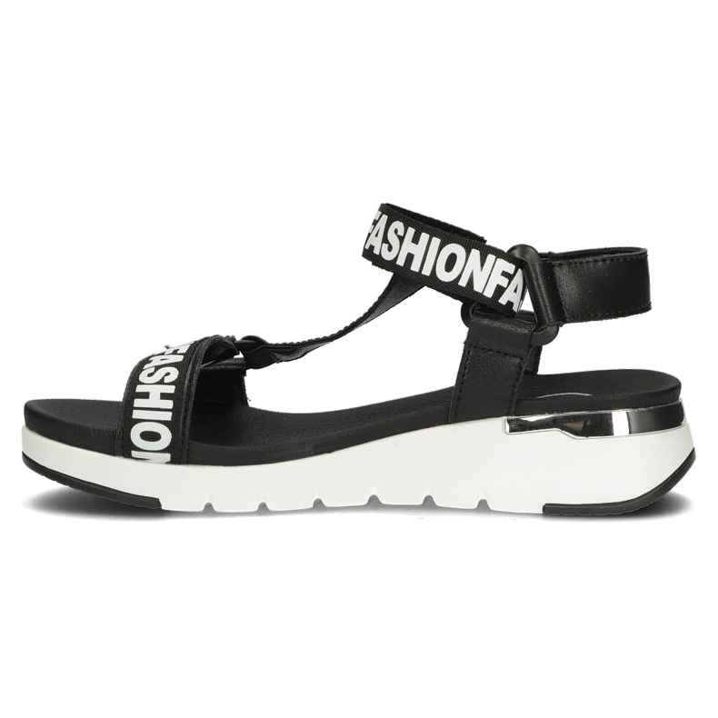 Sandalias de piel Filippo DS2169/22 Bk negro 1