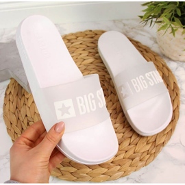 Zapatillas de piscina blancas Big Star W FF274A199 incoloro blanco 1